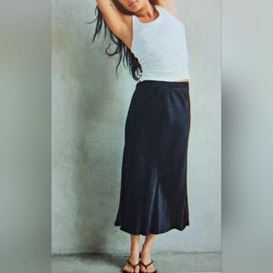 NATION satin feel skirt